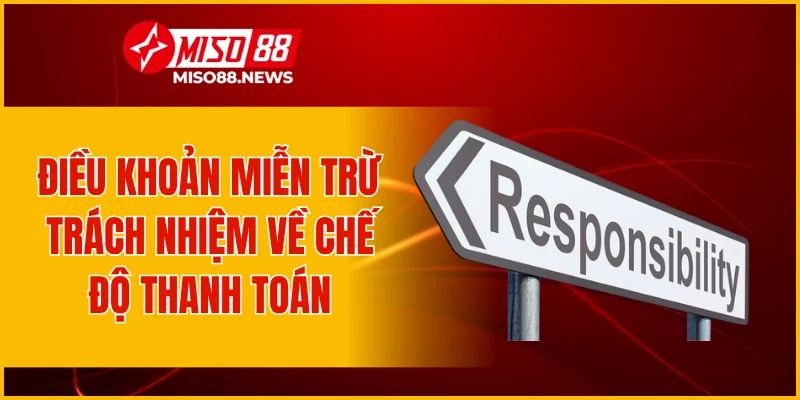 Điều khoản miễn trừ trách nhiệm về chế độ thanh toán